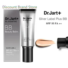 Original Dr Jart Rejuvenating BB Beauty Balm Silver Label SPF 35PA Whitening Foundation Erstellen Sie ein natürliches Nude-Make-up 40 ml 240228