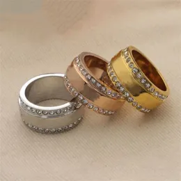 Anello di design con diamanti gioielli in argento placcato anello in oro casual classico di alta qualità anelli fashionr per accessori per feste donna unisex alla moda zl168 G4