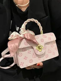 Jiaerdi słodka urocza torbaka do próby Woman Summer Fairycore estetyczne torby na crossbody Kobieta HARAJUKU VINTAGE BAG Y2K 240226