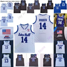 Seton Hall Basketball Jersey NCAA College Myles Powell Jared Rhoden Tray Jackson Bryce Aiken Myles Cale Tyrese Samuel Long Long