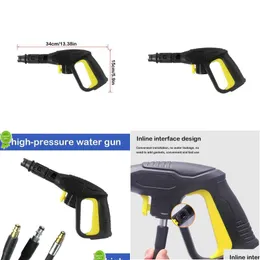 Pistola de água lança espuma de neve nova pistola de água de alta pressão para karcher K2-K7 suprimentos lavagem carro spray energia limpa portátil hine jet washer dh9h8