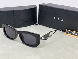 Солнцезащитные очки PR 14YS, черные/140 мм, высококачественные очки в металлической оправе с коробкой