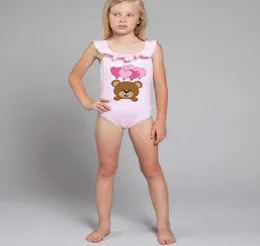 OnePieces Bikini Çocuklar Toddler Bebek Kız Mayo Mayo Çocuk Tasarımcı Giysileri Banyo Banyo Kostüm Kostüm Suit6518507