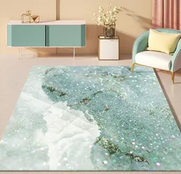 Kreatywny marmurowy wzór dywan i dywanik w stylu nordyckim salon dywaniki sofa stolik dekoracje domowe dzieci sypialnia bez poślizgu Mats4769953