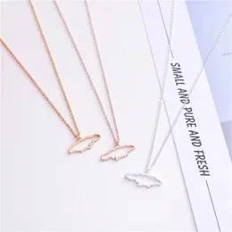 30PCS Small Caribbean Sea Island Jamaica Map Necklace Outline Country of Jamaican Continent Chain Necklaces for African Jewelry2440