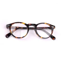 Moda óculos de sol quadros 2021 vintage óculos ov5186 Gregory Peck acetato redondo óculos quadro homens mulheres com case original11945