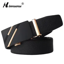 Himunu moda couro masculino cinto de qualidade luxo designer cintos para homens fivelas de metal marca cinto homem adolescente zj042678