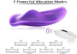 Vibratorer Trådlös fjärrkontroll Vibrerande ägg Sexleksaker Portable Clitoral Stimulator Invisible Tyst trosvibrator för kvinnor9962096