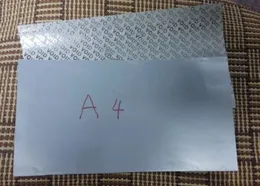 10 ark/pack A4Silver void självhäftande papperstryck papper etiketter A4 tryck tom anpassad klistermärke etikett 240229