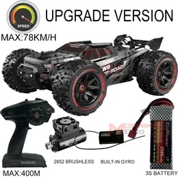 MJX Hyper Go 14209 14210 1/14 고속 RC 자동차 2.4G 원격 제어 브러시리스 4WD 오프로드 레이싱 전기 트럭 240304