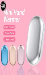 Winter Mini Hand Warmer Heat Pad USB uppladdningsbar Handy Pocket Cartoon Pocket Electric Heater War1422695