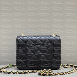 New Designer Bag 23C Flip Bag 10A Top Quality Lady Genuine Leather Gold Coin Chain Crossbody Bag Cosmetic Bag Lady Shoulder Bag Flap Bag 16cm Vagrant Bag Purse With Box