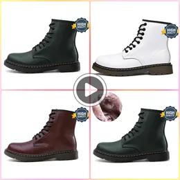 BOOT Doc Martenser Boots de designer feminino OG 1460 Dr. Martinser Airwair Jadon Sapatos de Botas de Mulheres de Couro Smootor de Couro Sapatos