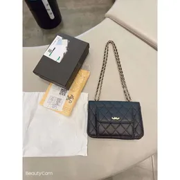 女性用デザイナーオールインワンバッグXiaoxiangfeng New Zero Wallet Girl Zipper Card Bag Cowhide Caviar本物の革の財布