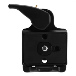 Colheres Câmera preta 323 Placa de liberação rápida com adaptador especial (200PL-14) para câmeras Manfrotto Tripé Monopé DSLR (versão)