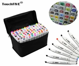 Touchfive Painting Art Mark Pen Alcohol Marker Pen Cartoon Graffiti Sketch Markers touch twin Drawing manga art supplies4763161