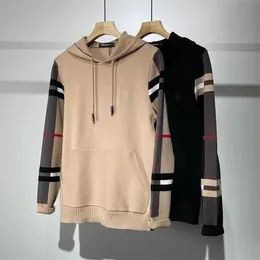 2024 Novo Estilo Designer Outono e Inverno Suéteres Moletons Mens Hoodies Algodão Depts Hoodies Preto Branco Moda Homens Mulheres Com Letras Suéteres de Luxo