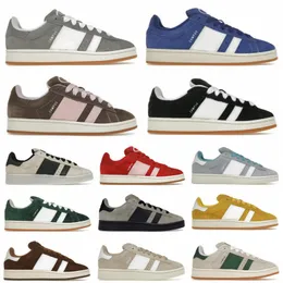 Mens Women Campus 00s Suede Casual Shoes 00 Designer Sneakers Dark Green Valentines Day Grey Black Beige Pink Ambient Sky Leather Sports Man Outdoor Trainers