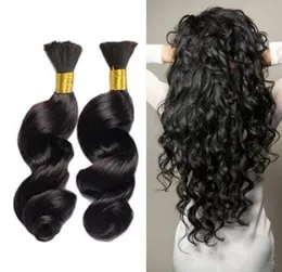 Cabelo humano para micro tranças onda solta em massa para trança sem trama 9a extensões de cabelo em massa onda solta 18039039269349