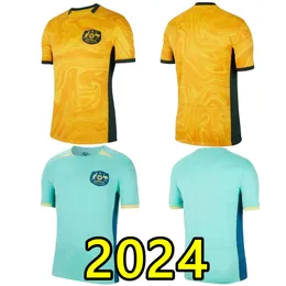 2023 2024 Australias National Team Soccer Jersey Kerr Yallop Kennedy Fowler Foord Catley Van Egmond Simon Polkinghorne Camisa de futebol masculina