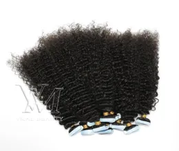 Vmae Malaio 3C Fita ins Extensões de Cabelo Humano Cutícula Alinhada Vrigin Pré Ligado Cor Natural 100g6638405