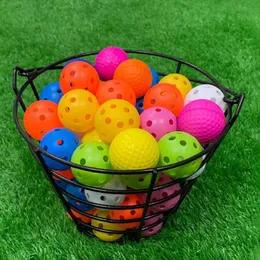 Zasięg golfowy piłka golfowa niosąca koszyk golfowy z piłką golfową 50pcs do zewnętrznych sportowych akcesoriów treningowych 240301