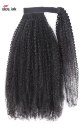 ISHOW 828inch Vücut Dalgası İnsan Saç Uzantıları Atkorlar Pony Tail Yaki Düz Afro Kinky Kıvırcık JC Ponytail Kadınlar Doğal Renk 9367650
