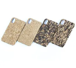 حالات الهاتف الصديقة للبيئة لـ iPhone 11 12 Pro Max Natural Cork Corrockproof Design Logo Logo Cover Shell Whole5395272