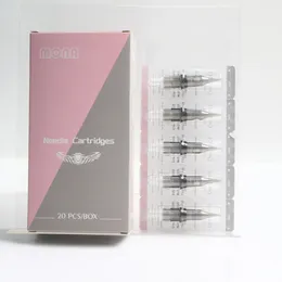 Gray Disposable Sterilized Safety Tattoo pmu Needle Cartridge SMP for natural nano powder ombre brows hairstroke makeup 240306