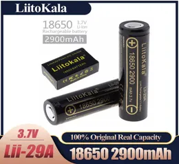 liitokala whole 200pcs lii29a 18650 3000mahバッテリー2900MAH 36V 37V排出20A VP専用充電式高電力BAT3118156