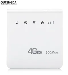 4G LTE WiFi Router 150 Mbps 3G4G SIM Card Router odblokowane routery bezprzewodowe Up 32 użytkowników Wi -Fi z LAN Port SIM Card SIM Europe 7532707