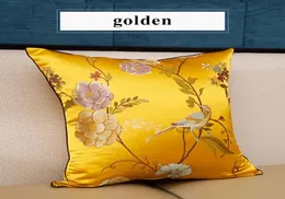 High precision embroidery jacquard pillow pillow mahogany sofa cushion pillowcase headboard large back back cover4215647