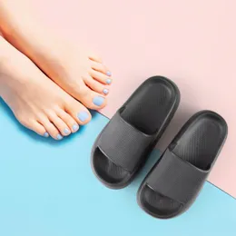 Luxury pillow slippers for women and men thick sole slipper house slides bathroom sandals for indoors and outdoors