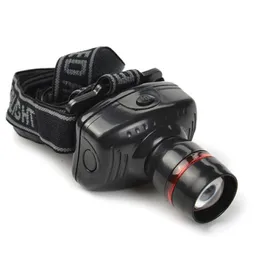 جديد 3W LED Torch Torch Headproof Head Head Light Light 3 أوضاع الإضاءة مصباح المصباح يدوي DHL9273872