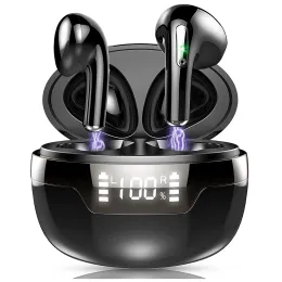 Neue Bluetooth 5.2-Kopfhörer J97 Drahtlose Kopfhörer LED TWS mit Dual-Mikrofon-Ohrhörer CVC8.0 Noise Cancelling-Headsets Ohrhörer