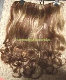 One Piece Human Hair Clip Inon Extension Body Wave 427100 Human Hair Made18quot4068729