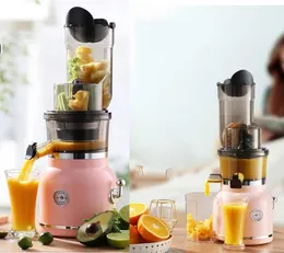 Espremedores Lento Masticating Juicer 100mm Boca Larga BPA Juicer Cold Press Juice Silencioso Motor Elétrico Frutas Vegetais Machine1978415