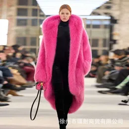 2023 New Fox Hair Fox Attancial and Winter Haining Haining Fashion Fur Coat Women 406974