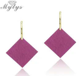 Dangle Chandelier Mytys 4 Färgdesign Fashion Square Drop Earrings for Women Trendy Party Statement CE386 CE387 CE388 CE38913364237