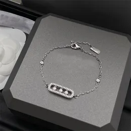 Biżuteria Projektant Bransoletka dla kobiet Mesikas poślizgnięcie złota Bransoletka Top Quality Charms Blask Rhinestone Bracelets Biżuteria do mężczyzn Akcesoria ZH166 E4