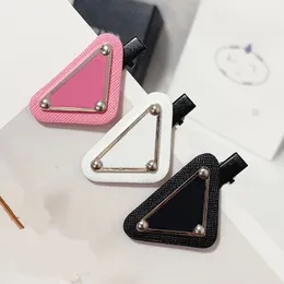 Luxury Designer Brand Letter Inverted Triangle Clip Hair Clips Candy Color Barrettes Plugs For Women Hair Accessories High Quality