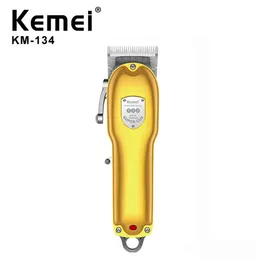 Kemei Barber Shop Shaver Rechargable Cuter Cliper Man قابلة للتعديل شفرة حلاقة الشعر Clipper KM-134 Trimer7368480