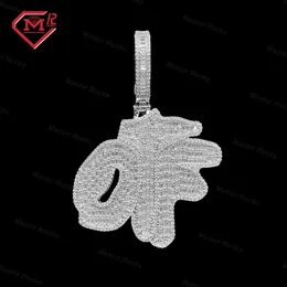 Real Vvs Diamond Pendant with Baguette Moissanite Otf Only the Family Letter 925 Sterling Silver Iced Out Jewelry Big Pendant