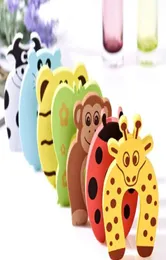 New Care Child Baby Animal Cartoon Jammers Stop Door Stopper Holder Lock Safety Guard Finger 7 Styles1515528