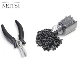 Neitsi 2pcs Micro Links Extensions 1pc Color Color Cliers 500pcs Micro Rings Tools 44517694338630