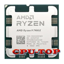 AMD Ryzen 9 7900X R9 7900X 4.7GHz 12-Core 24-Thread CPU Processor 5NM L3=64M 100-000000589 Socket AM5 Without Fan
