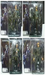 Szypping Terminator 4pcs 7 cali 18 cm 4style NECA Terminator 2 Figura Rysunek Endoszkieletowa Figura C0220260R9010137