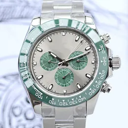 Męskie zegarki automatyczny ruch mechaniczny zegarek 40 mm modny biznes ze stali nierdzewnej zegarek na rękę Montre de Luxe prezenty331y
