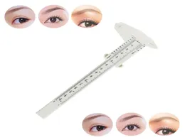 2017 Kaş Şablonları 1 PC MICROBLADING Yeniden Kullanılabilir Makyaj Ölçüsü Kaş Kılavuzu Cetvel Kalıcı Araçlar SABLES5046749