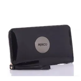 Designer Mimco Wallet Women Pu Leather Purse Märke Plånböcker stor kapacitet Makeup Kosmetiska väskor damer Classic Shopping Evening Bag206t 2753